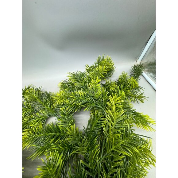 Christmas Green Garland Greenery Twist Artificial Plant Outdoor Indoor READ - Picture 6 of 8